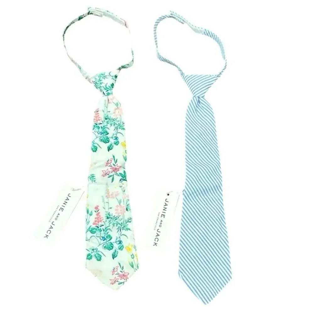NWT Janie and Jack Neck Ties Set Boys Ages 2 To 5